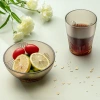 The new grand glass cup, bowl and plate set from Bailuo, household tableware, glass event gift and color box set Application Scenario